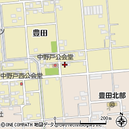 静岡県磐田市豊田592周辺の地図