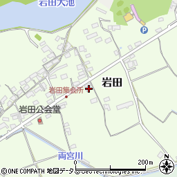 岡山県赤磐市岩田251周辺の地図