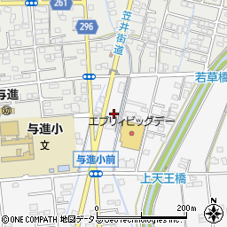 東海道写楽・浜松天王町店周辺の地図