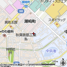 愛知県豊橋市中浜町6-1周辺の地図