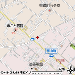 静岡県浜松市中央区西山町2181周辺の地図