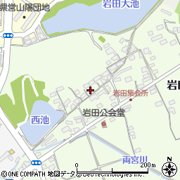 岡山県赤磐市岩田714周辺の地図
