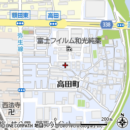 兵庫県尼崎市高田町周辺の地図
