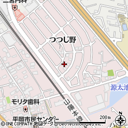 兵庫県加古川市平岡町つつじ野1-352周辺の地図