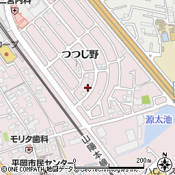 兵庫県加古川市平岡町つつじ野1-344周辺の地図