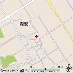 兵庫県加古郡稲美町森安404周辺の地図