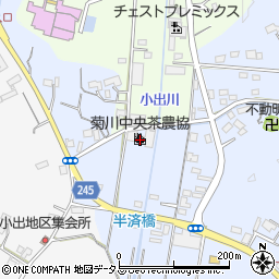 菊川中央茶農協周辺の地図