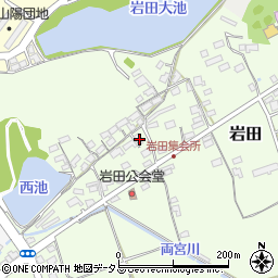 岡山県赤磐市岩田131周辺の地図