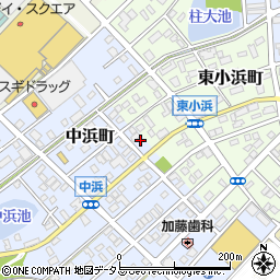 愛知県豊橋市中浜町78周辺の地図