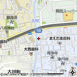 大阪府門真市常盤町1-8周辺の地図