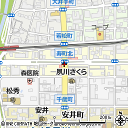 寿町北周辺の地図