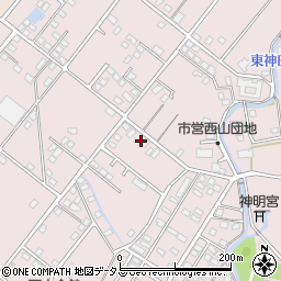 静岡県浜松市中央区西山町2041周辺の地図