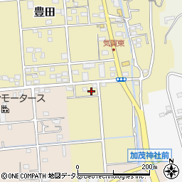 静岡県磐田市豊田162周辺の地図