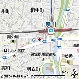 パイン薬局　夙川店周辺の地図