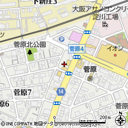 タイムズ菅原７丁目駐車場周辺の地図