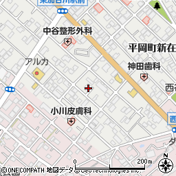 兵庫県加古川市平岡町新在家80-3周辺の地図