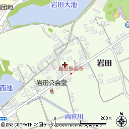 岡山県赤磐市岩田230周辺の地図