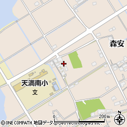 兵庫県加古郡稲美町森安67-2周辺の地図