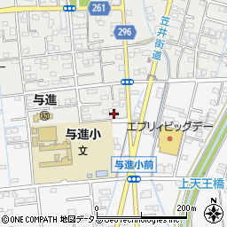 静岡県浜松市中央区市野町2358周辺の地図