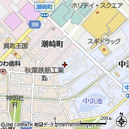 愛知県豊橋市中浜町5周辺の地図