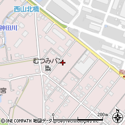 静岡県浜松市中央区西山町128周辺の地図