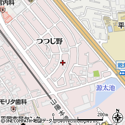 兵庫県加古川市平岡町つつじ野1-334周辺の地図