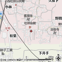 京都府木津川市吐師松葉37-2周辺の地図