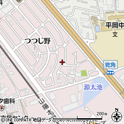 兵庫県加古川市平岡町つつじ野1-292周辺の地図