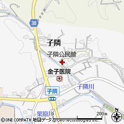 静岡県掛川市子隣122周辺の地図