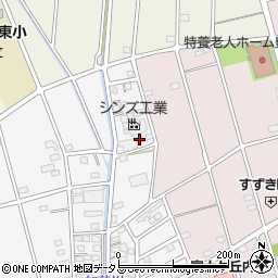 静岡県磐田市富丘127周辺の地図