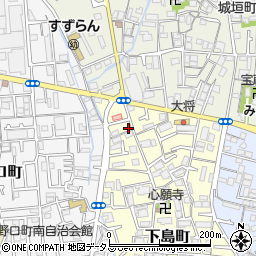 大阪府門真市下島町1-11周辺の地図