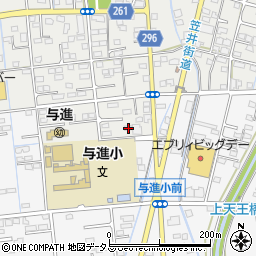 静岡県浜松市中央区市野町2356周辺の地図