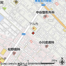 兵庫県加古川市平岡町新在家90周辺の地図