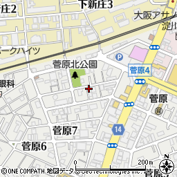 菅原ハイツ周辺の地図