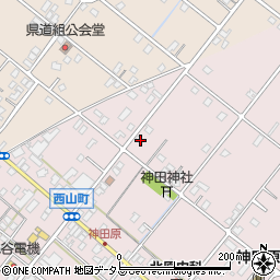 静岡県浜松市中央区西山町2099周辺の地図