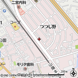 兵庫県加古川市平岡町つつじ野1-213周辺の地図