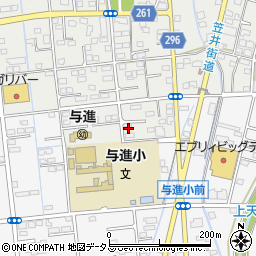 静岡県浜松市中央区市野町2361周辺の地図