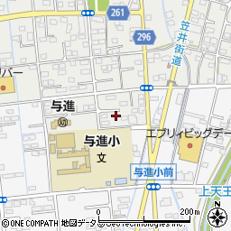 静岡県浜松市中央区市野町2360周辺の地図