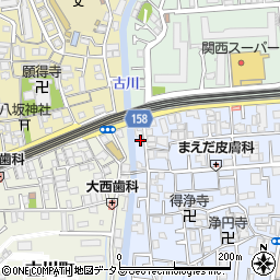 大阪府門真市常盤町1-6周辺の地図