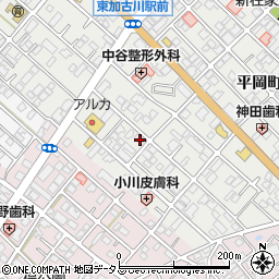 兵庫県加古川市平岡町新在家95周辺の地図