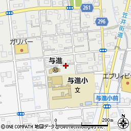 静岡県浜松市中央区市野町2404周辺の地図