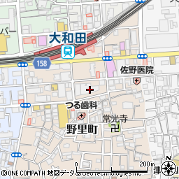 ライラ大和田周辺の地図