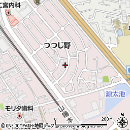 兵庫県加古川市平岡町つつじ野1-342周辺の地図
