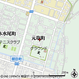 兵庫県赤穂市元塩町周辺の地図