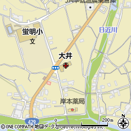 岡山市　大井保育園周辺の地図
