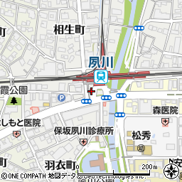西宮警察署夙川駅前交番周辺の地図