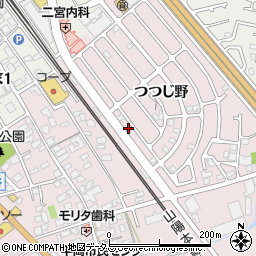 兵庫県加古川市平岡町つつじ野1-212周辺の地図