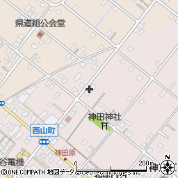 静岡県浜松市中央区西山町2098周辺の地図