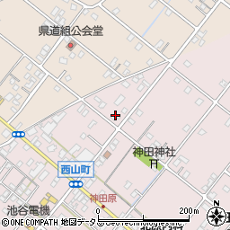 静岡県浜松市中央区西山町2103周辺の地図