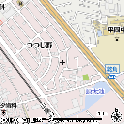兵庫県加古川市平岡町つつじ野1-296周辺の地図